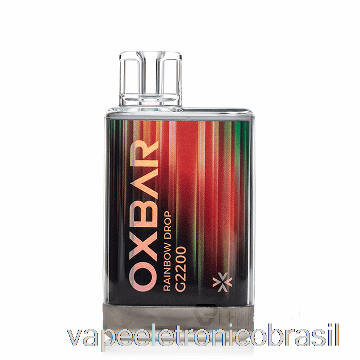 Vape Eletrônico Oxbar G2200 Gota Arco-íris Descartável